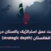 سیاست عمق استراتژیک پاکستان در برابر افغانستان (strategic depth)