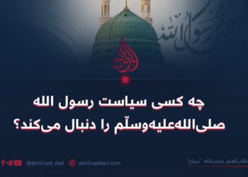 چه کسی سیاست رسول الله صلی‌الله‌علیه‌وسلّم را دنبال می‌کند؟