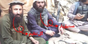 در خيبرپختونخوا، ولسوالی خیبر مسئولین گروه داعش ساکن در مرکزهای «جبار مېله» چه کسانی هستند؟